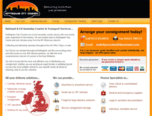 Tablet Screenshot of nottinghamcitycouriers.co.uk